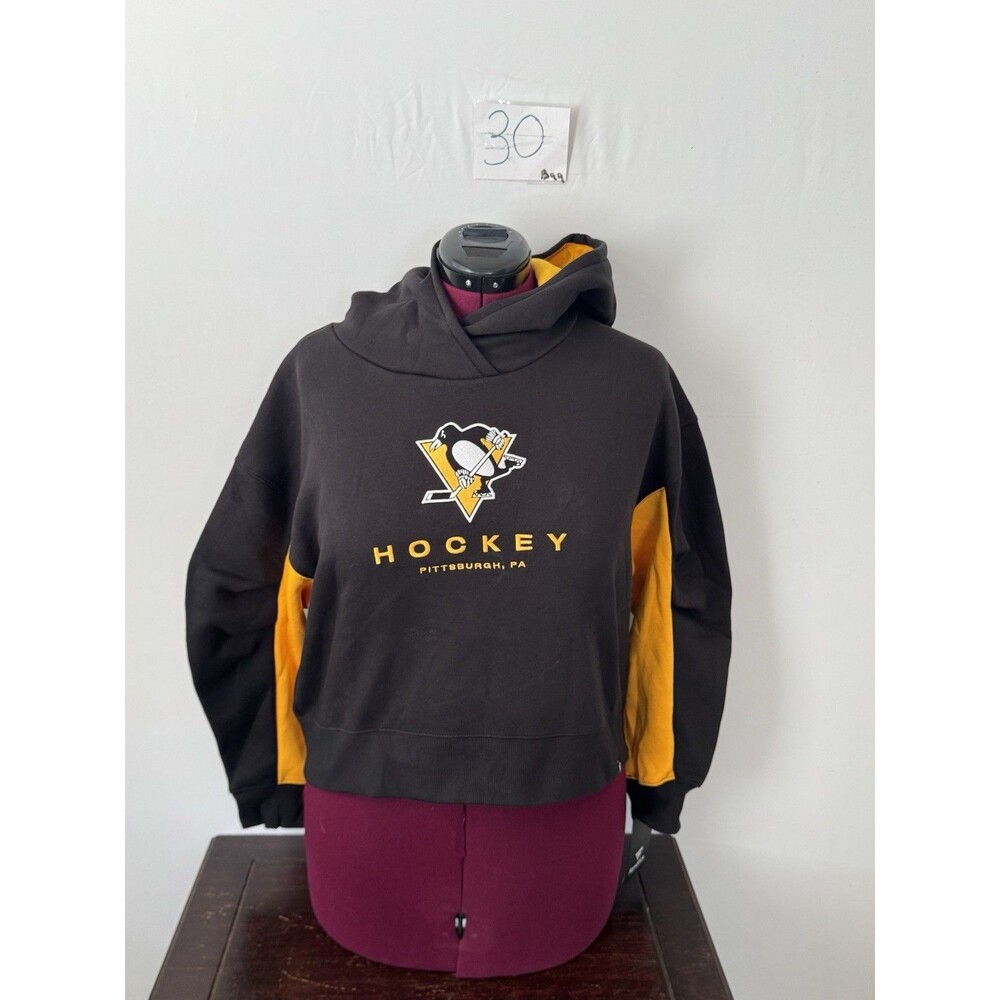 NWT Fanatics Pittsburgh Penguins NHL Hockey Pullover Hoodie Black Small
